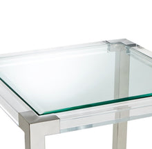 Load image into Gallery viewer, AICO Furniture State St. Square End Table in Stainless Steel

