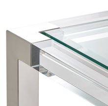 Load image into Gallery viewer, AICO Furniture State St. Square End Table in Stainless Steel
