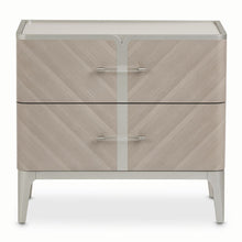 Load image into Gallery viewer, AICO Lanterna Nightstand in Silver Mist
