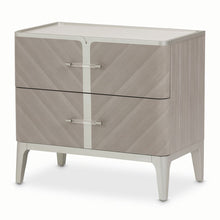 Load image into Gallery viewer, AICO Lanterna Nightstand in Silver Mist
