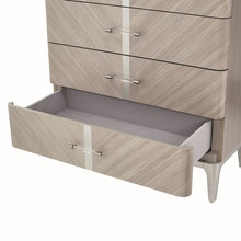 Load image into Gallery viewer, AICO Lanterna Highboy Chest in Silver Mist
