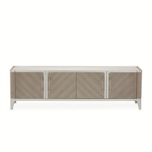 Load image into Gallery viewer, AICO Lanterna Media Cabinet in Silver Mist
