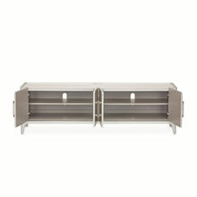 Load image into Gallery viewer, AICO Lanterna Media Cabinet in Silver Mist
