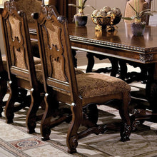 Load image into Gallery viewer, Crown Mark Neo Renaissance Dining Side Chair in Warm Brown (Set of 2) 2401S
