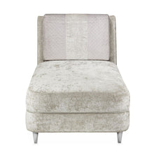 Load image into Gallery viewer, AICO Lanna Armless Chaise in Storm Silver Mist
