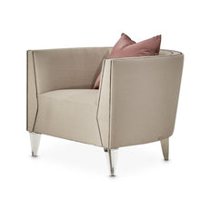 Load image into Gallery viewer, AICO Furniture Linea Matching Chair Metallic in Silver Mist image
