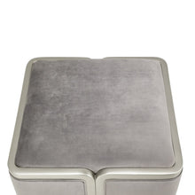 Load image into Gallery viewer, AICO Furniture Linea Linea Ottoman Gray Pearl in Silver Mist
