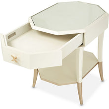 Load image into Gallery viewer, AICO La Rachelle Octagonal End Table w/ Drawer in Medium Champagne
