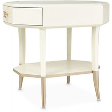 Load image into Gallery viewer, AICO La Rachelle Octagonal End Table w/ Drawer in Medium Champagne
