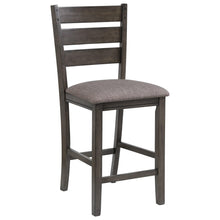 Load image into Gallery viewer, Crown Mark Bardstown Counter Height Chair (Set of 2) in Gray image
