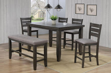Load image into Gallery viewer, Crown Mark Bardstown Counter Height Chair (Set of 2) in Gray
