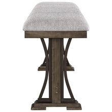 Load image into Gallery viewer, Crown Mark Quincy Counter Height Bench in Light Brown 2831-BENCH
