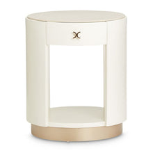Load image into Gallery viewer, AICO La Rachelle Round End Table w/ Marble Top in Medium Champagne image
