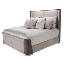 Load image into Gallery viewer, AICO Roxbury Park Cal King Dual-Panel Bed in Slate image
