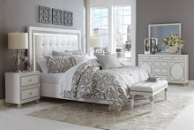 Load image into Gallery viewer, AICO Sky Tower Bedside Bench in White Cloud
