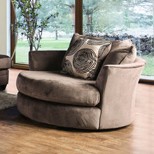 Load image into Gallery viewer, Bonaventura Brown Swivel Chair image
