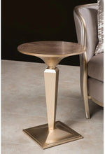 Load image into Gallery viewer, AICO Malibu Crest Round Pedestal Tea Table in Chardannoy
