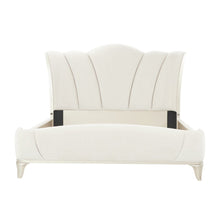 Load image into Gallery viewer, AICO Furniture La Marisia Queen Upholstered Platform Bed in Creamy Pearl image
