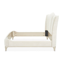 Load image into Gallery viewer, AICO Furniture La Marisia Queen Upholstered Platform Bed in Creamy Pearl
