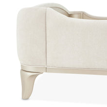 Load image into Gallery viewer, AICO Furniture La Marisia Queen Upholstered Platform Bed in Creamy Pearl
