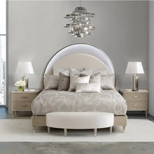 Load image into Gallery viewer, AICO Eclipse Queen Upholstered Bed in Moonlight
