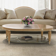 Load image into Gallery viewer, AICO Villa Cherie Oval Cocktail Table in Caramel
