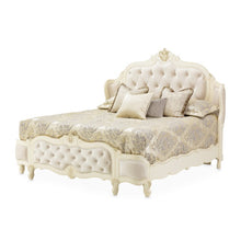 Load image into Gallery viewer, AICO Lavelle Cal King Wing Mansion Bed in Classic Pearl image
