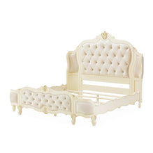 Load image into Gallery viewer, AICO Lavelle Cal King Wing Mansion Bed in Classic Pearl
