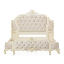 Load image into Gallery viewer, AICO Lavelle Cal King Wing Mansion Bed in Classic Pearl
