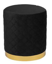 Load image into Gallery viewer, OLIVIA QUILTED VANITY OTTOMAN
