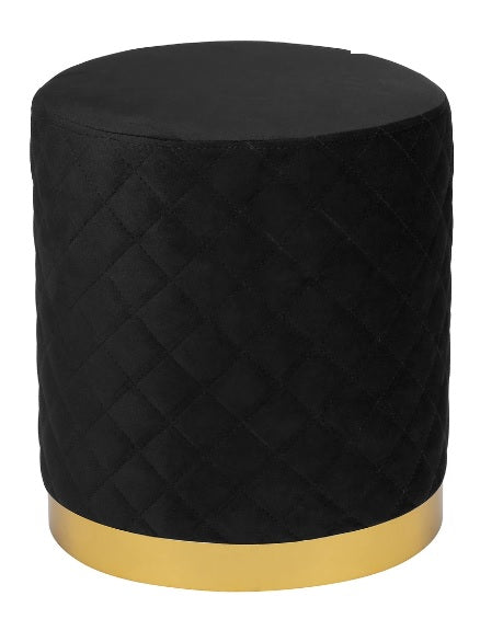 OLIVIA QUILTED VANITY OTTOMAN